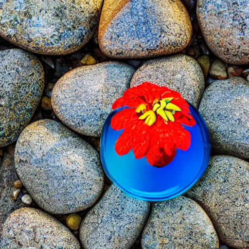 Image similar to perfume bottle on a tropical oasis small rock floating in the reflective blue sea surrounded by plethora of fauna and flora, bright blue skies up close shot, white background, zen, light, modern minimalist f 2 0 clean