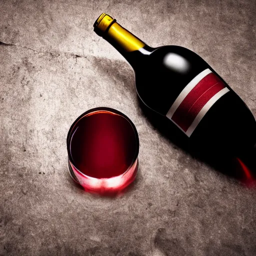 Prompt: bottle of wine in a weird shape, cinematic shot, cinematography, photography, realistic, detailed