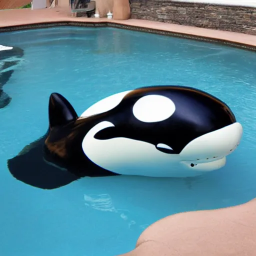 Image similar to orca pooltoy