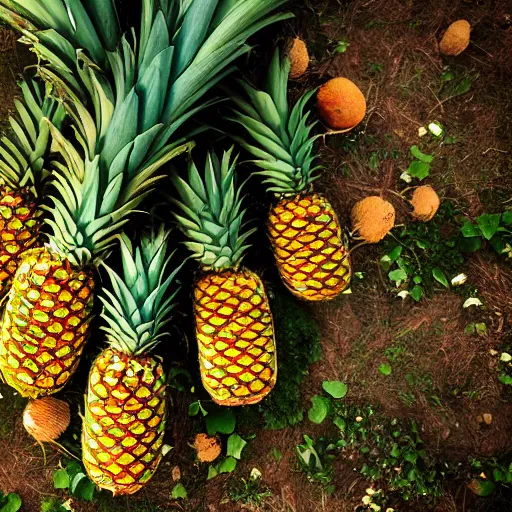 Image similar to photo of ananas in heaven