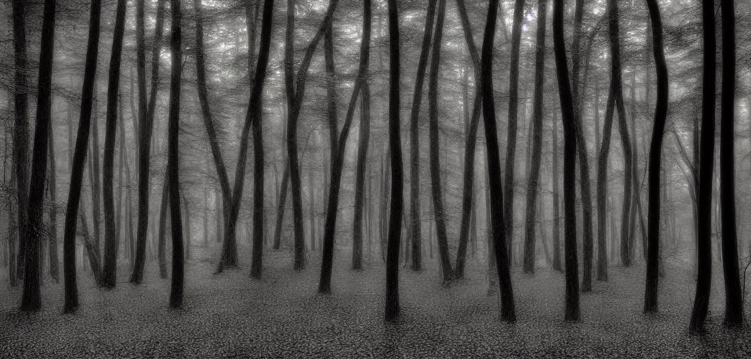 Prompt: dark forest by despain brian