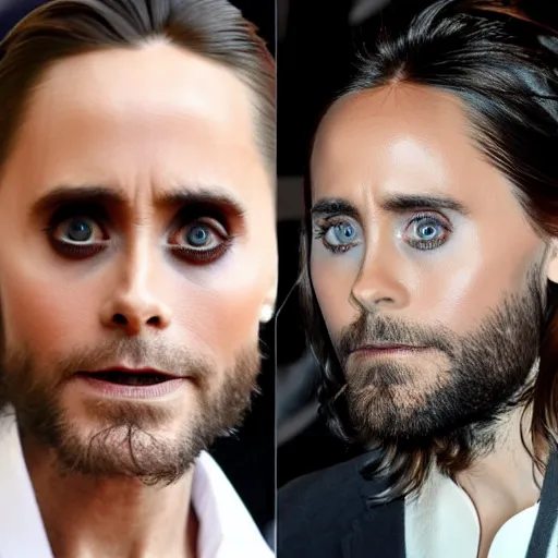 Image similar to scary jared leto