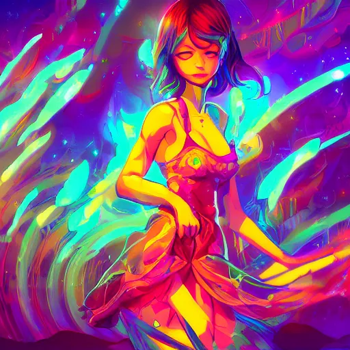 Image similar to skill magic deepdream radiating a glowing aura stuff loot legends stylized digital illustration video game icon artstation lois van baarle, ilya kuvshinov, rossdraws,