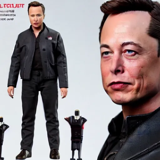 Prompt: hot toys Elon Musk