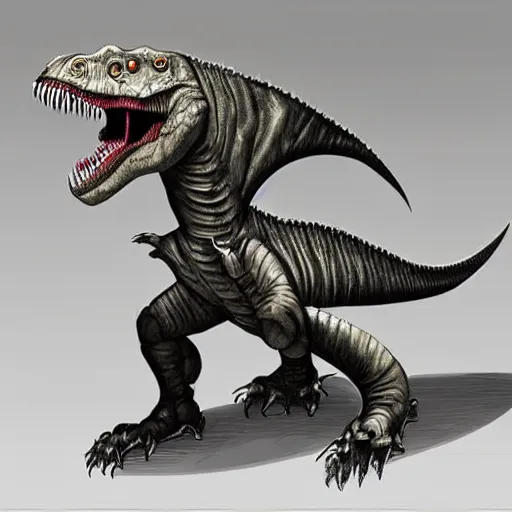 Image similar to tyrannosaurus rex as a truck in the style of star wars