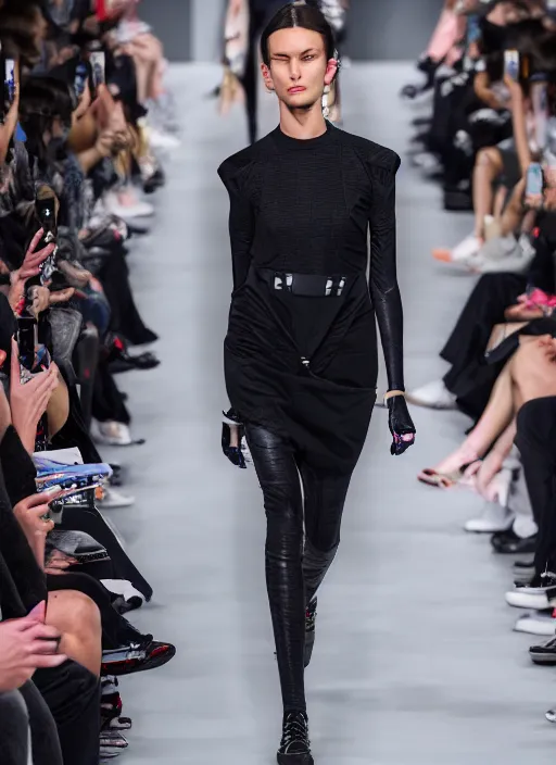 Image similar to hyperrealistic and heavy detailed Balenciaga runway show of marvel avengers , Leica SL2 50mm, vivid color, high quality, high textured, real life