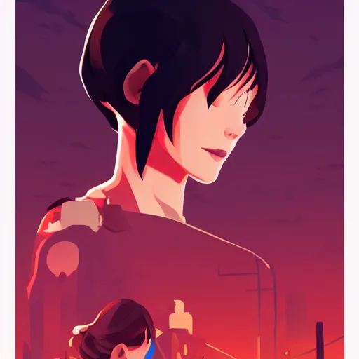 Image similar to vin venture. clean cel shaded vector art. shutterstock. behance hd by lois van baarle, artgerm, helen huang, by makoto shinkai and ilya kuvshinov, rossdraws, illustration, art by ilya kuvshinov