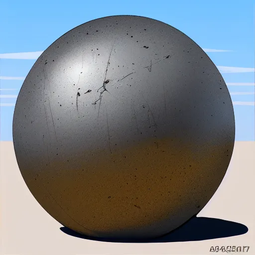 Image similar to a large metallic ball with a mirror finish site in the florida everglades covered in mud, photorealistic