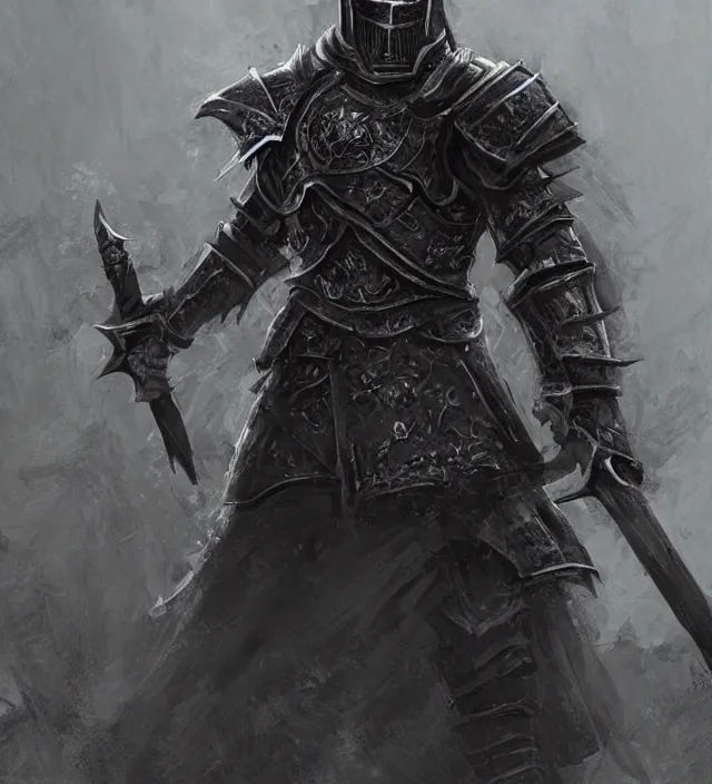 Prompt: a knight in the style of grimdark art in the style of noblebright art trending on artstation deviantart pinterest hyper detailed photorealistic highlights and shadow hd 8 k post - processing high resolution