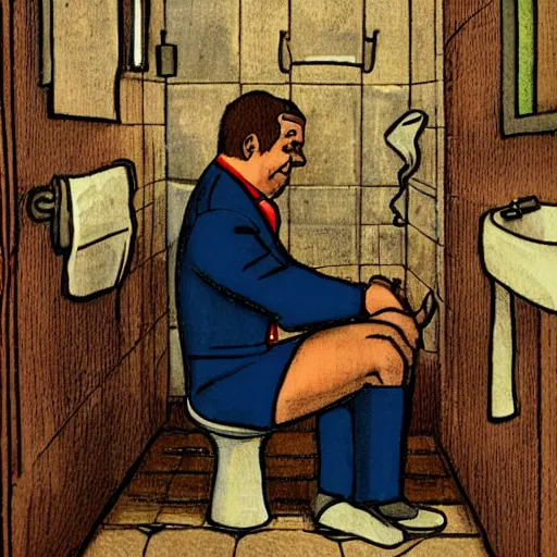 Image similar to toiletman