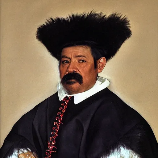 Prompt: high quality high detail painting by diego velasquez, hd, portrait