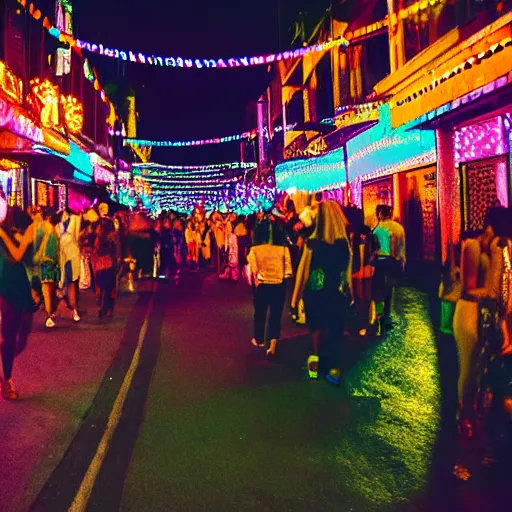 Prompt: photo of street city, disco diffusion