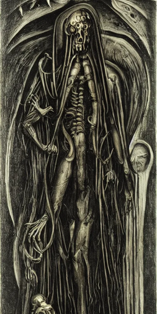 Image similar to st. peter, h. r. giger