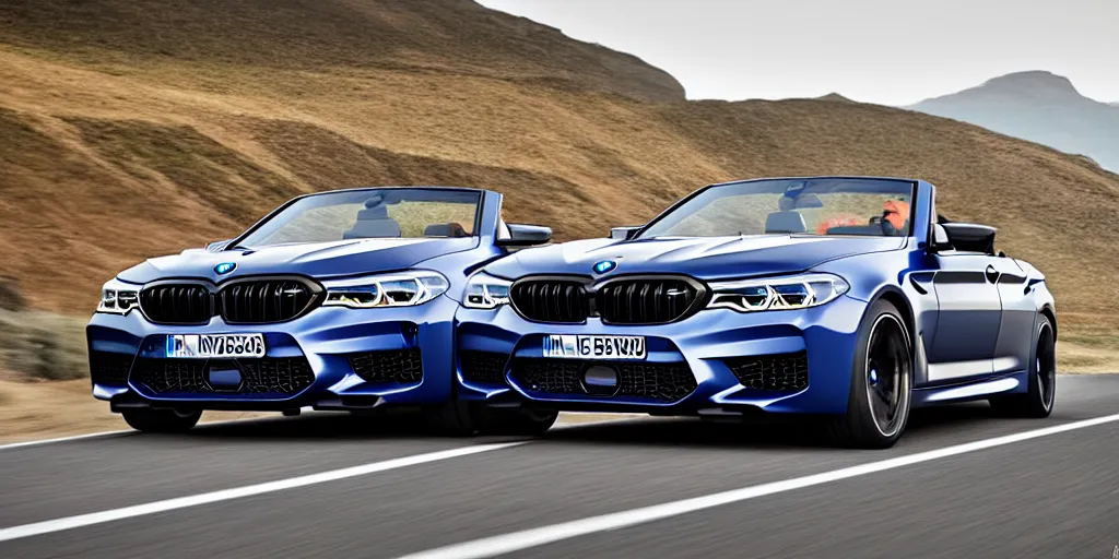 Prompt: “2019 BMW M5 Convertible, ultra realistic, 4K”