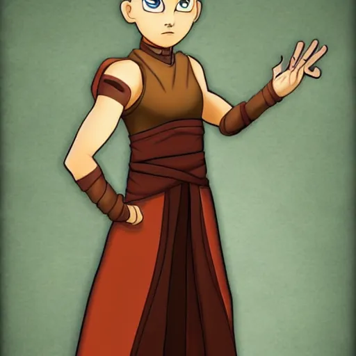 Image similar to female Avatar Aang