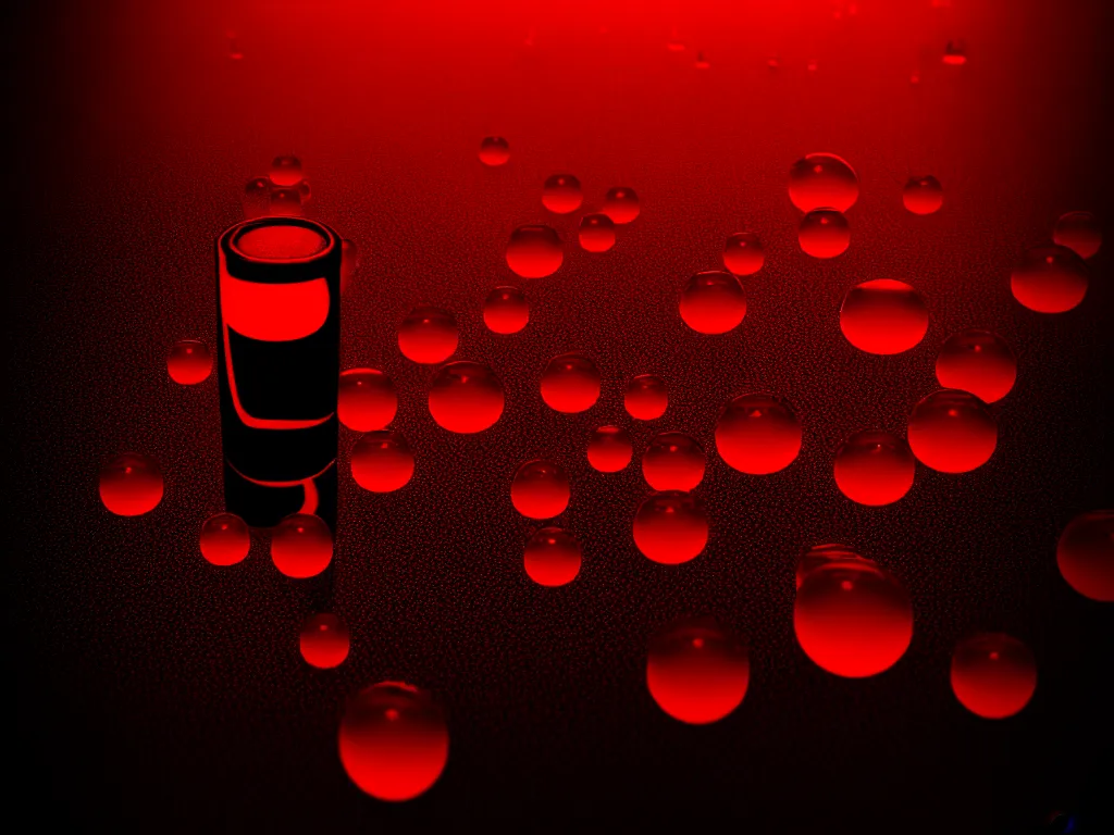 Image similar to a beautiful red and black 3 d geometrically printed liquid droplets, dripping black iridescent liquid, confident, moody, dramatic, introspective, 4 k, trending on artstation, photorealistic, volumetric lighting, octane render