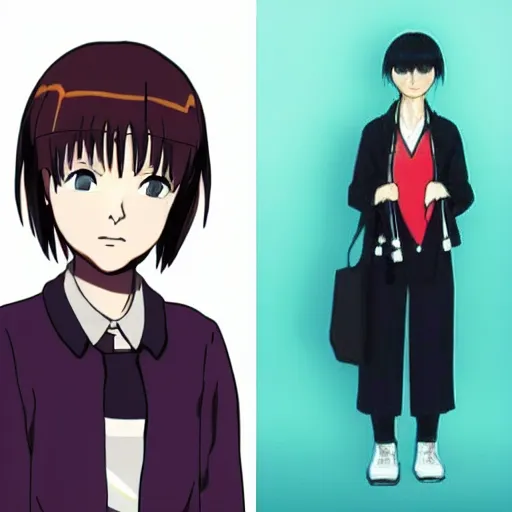 Image similar to lain iwakura in real life