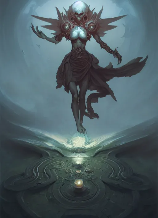 Image similar to necromancer, in the style of angelarium, by peter mohrbacher, hyper detailed, intricate, complex, 8 k, crisp,