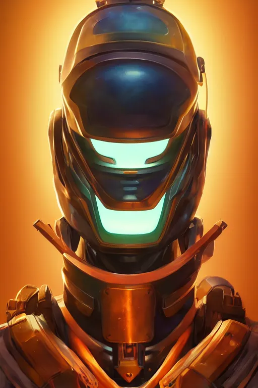 Image similar to epic mask helmet robot ninja portrait stylized as fornite style game design fanart by concept artist gervasio canda, behance hd by jesper ejsing, by rhads, makoto shinkai and lois van baarle, ilya kuvshinov, rossdraws global illumination radiating a glowing aura global illumination ray tracing hdr render in unreal engine 5