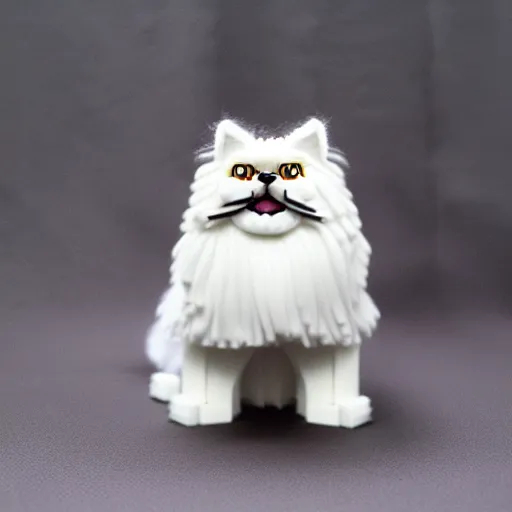 Prompt: lego set of a persian cat