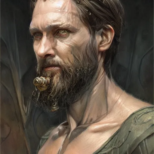 Prompt: the eldritch god as a realistic fantasy d & d character, close - up portrait art by donato giancola and greg rutkowski, realistic, digital art, trending on artstation