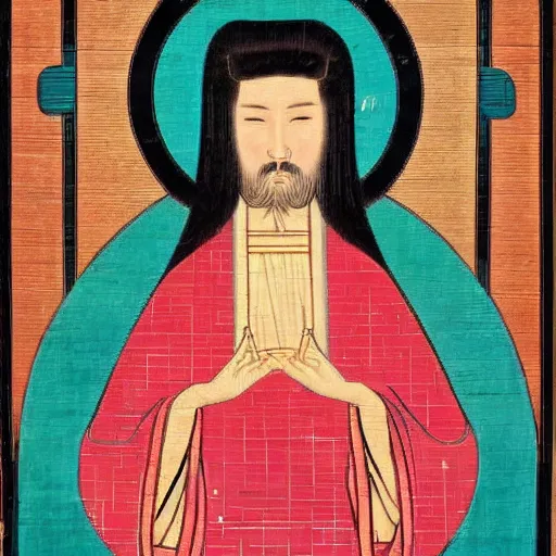 Image similar to jesus christ as a chinese woman