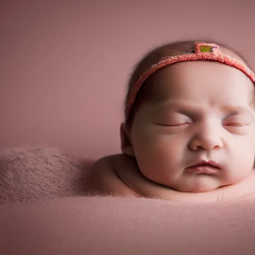 Prompt: 5 0 mm photo of a baby