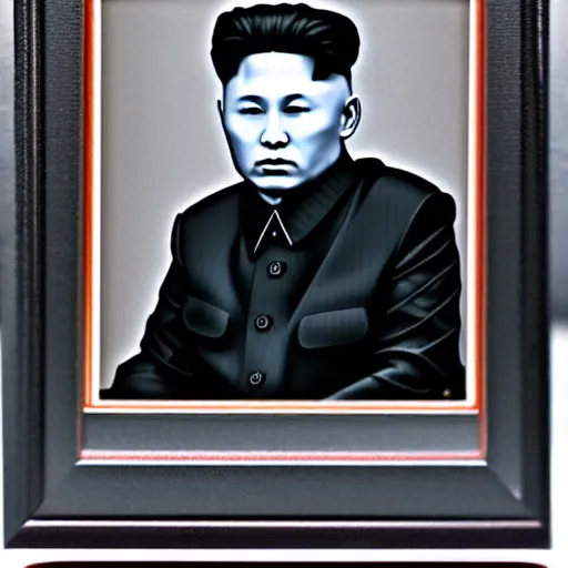 Image similar to 35mm photo of kim jong putin. intricate, highly detailed 8k, award winning photography