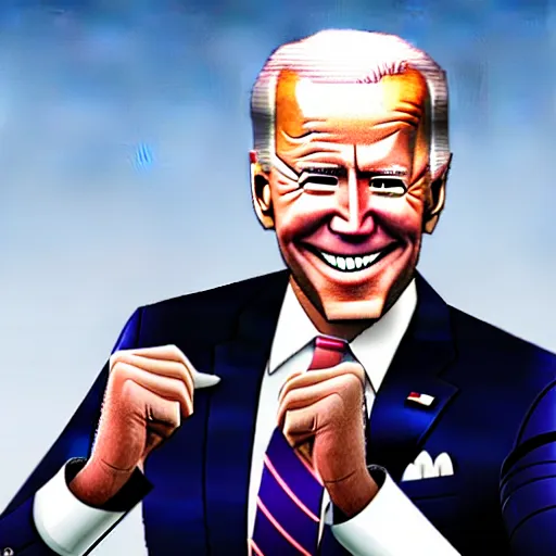 Image similar to Joe Biden as a Pixar character