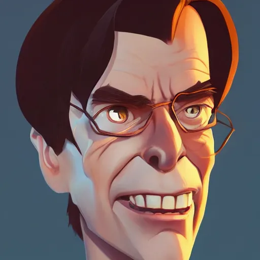 Image similar to face icon stylized minimalist steven king, loftis, cory behance hd by jesper ejsing, by rhads, makoto shinkai and lois van baarle, ilya kuvshinov, rossdraws global illumination