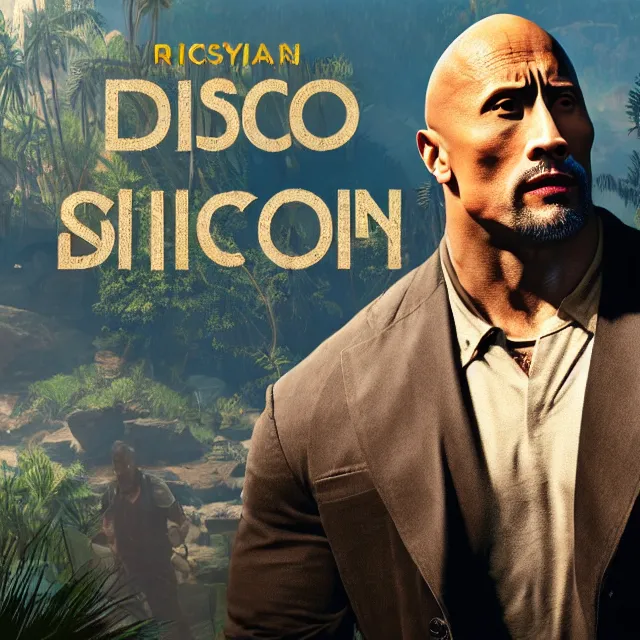 Prompt: dwayne johnson in disco elysium style, 4 k, detailed, soft lighting, expensive