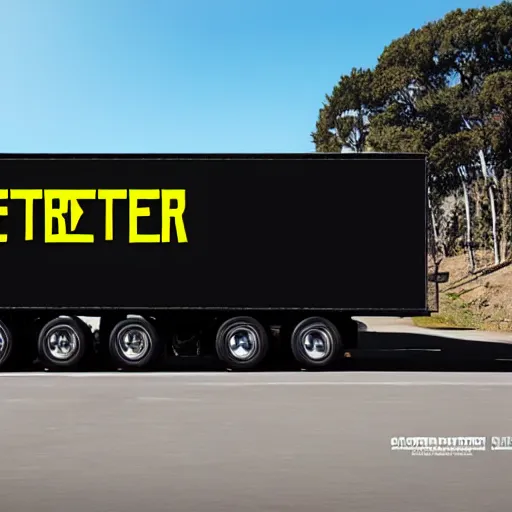 Prompt: cybertruck, minimalist advertisment