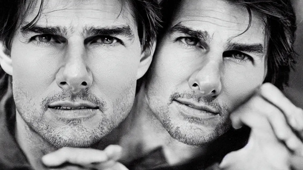 Image similar to A studio photo of Tom Cruise; the most beautiful photo in the world; extraordinary masterpiece