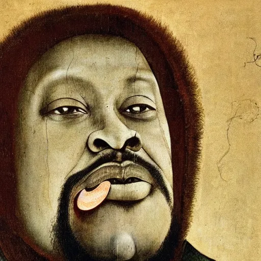 Image similar to charles mingus by hieronymus bosch