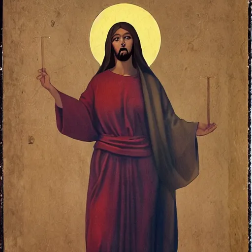 Image similar to woman jesus as a woman