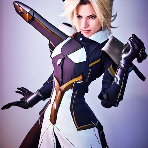 Prompt: mercy ( overwatch ) by mad dog jones