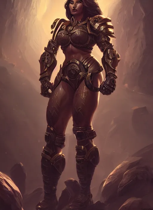 Prompt: a highly detailed illustration of fierce space marine woman, muscular, intricate, elegant, highly detailed, centered, digital painting, artstation, concept art, smooth, sharp focus, league of legends concept art, wlop.