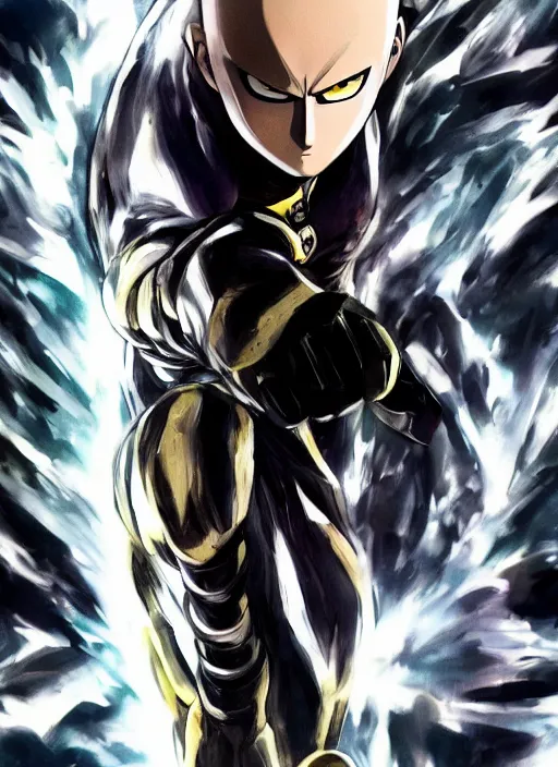 Simple Saitama wallpaper I just made for personal use. (2560 x