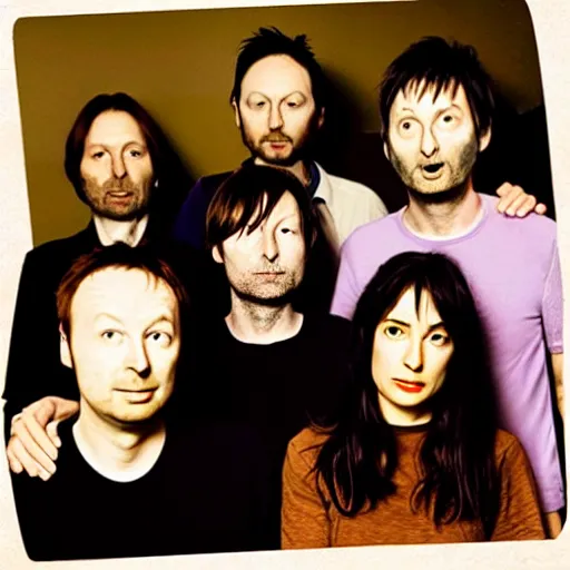 Image similar to radiohead family sitcom