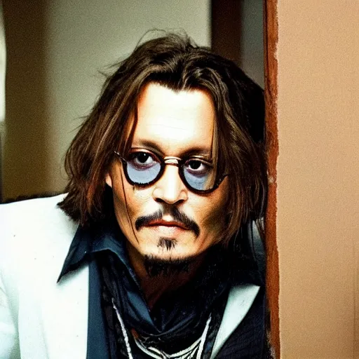 Prompt: johnny depp as bill cosby