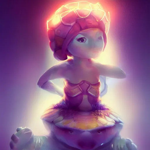 Prompt: cute turtle princess, huggy wuggy from poppy playtime video game, fullbody, ultra high detailed, glowing lights, oil painting, greg rutkowski, charlie bowater, beeple, unreal 5, daz, hyperrealistic, octane render, rpg portrait, dynamic lighting, fantasy art, beautiful face