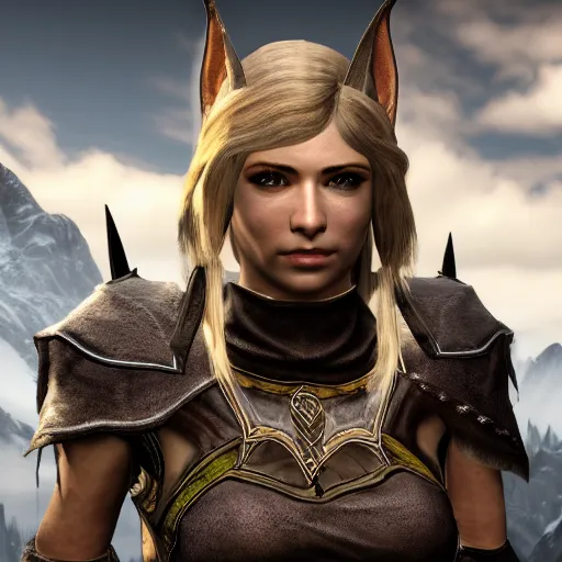 Image similar to professional photo of an female skyrim high elf, real, high definition, 4k, hdr, ultra detailed