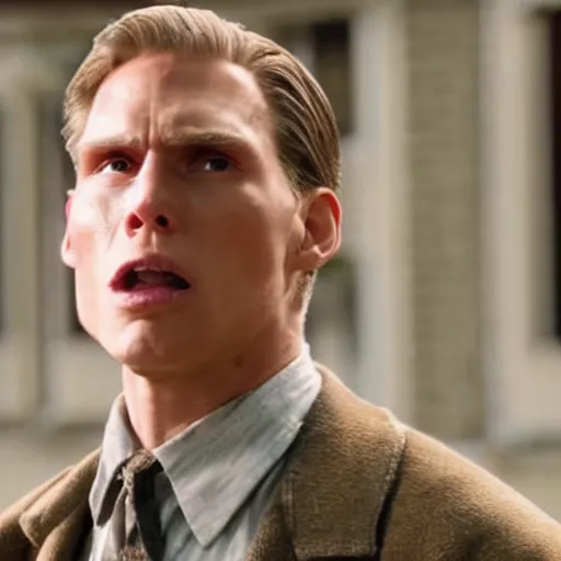Prompt: Live Action Still of Jerma in The Shawshank Redemption, real life, hyperrealistic, ultra realistic, realistic, highly detailed, epic, HD quality, 8k resolution, body and headshot, film still
