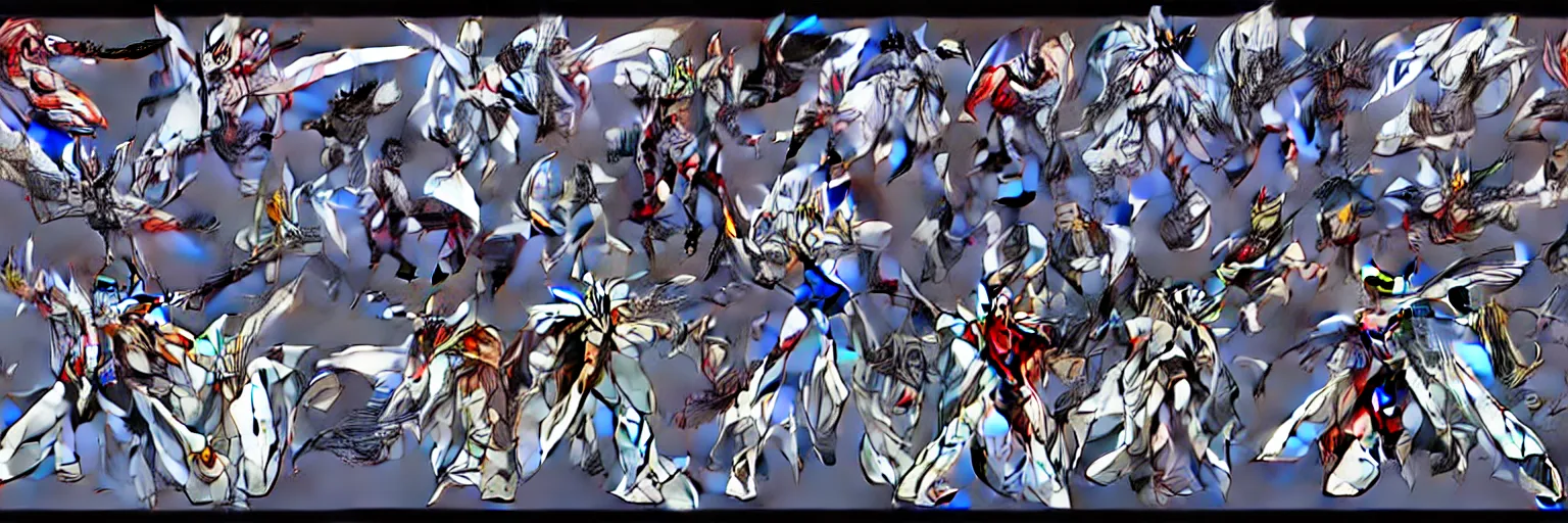 Image similar to Gundam Factory by Yoshitake amano