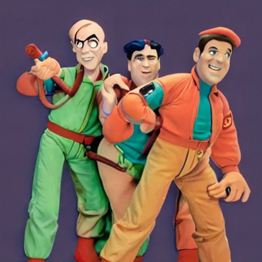 Image similar to Claymation real Ghostbusters