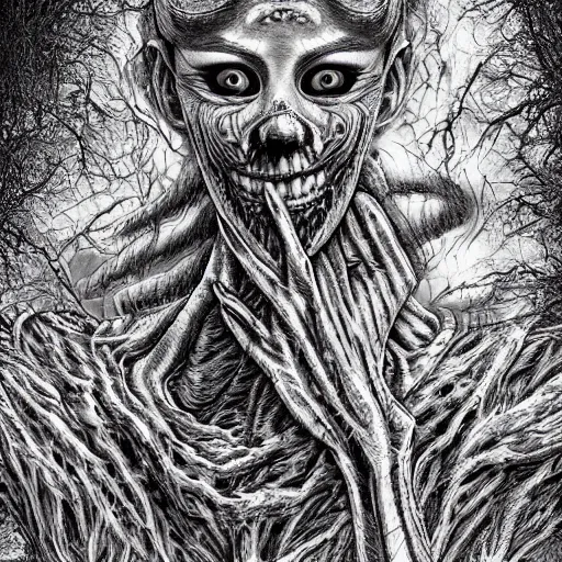 Image similar to scariest horror nightmare by junji ito digital art, deepdream cosmic, 3 d high definition, trending on artstation, photorealistic, high resolution, 8 k, octane, hyper detailed, trending on deviantart insane details, intricate, elite, ornate, elegant trend, highly detailed and intricate, sharp focus, photography, unreal engine