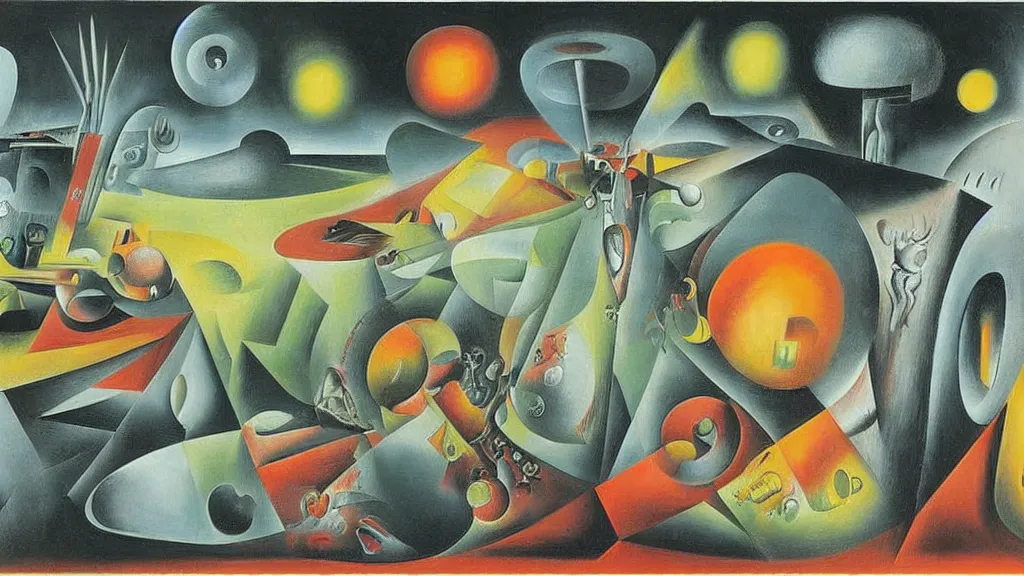 Image similar to a vision of interdimensional transport, by roberto matta, james gleeson, dali, magritte