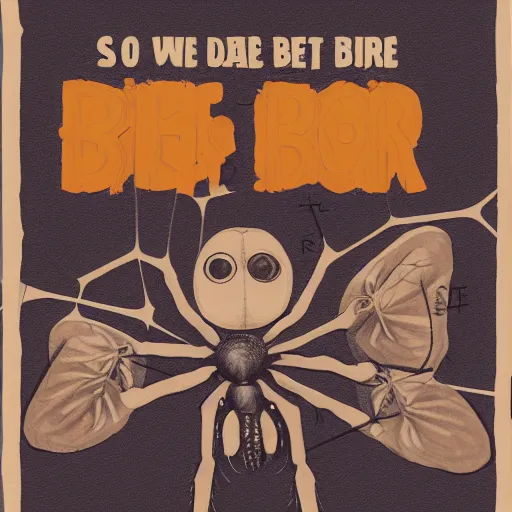 Prompt: so where were the spiders while the fly tried to break our bones with just the beer light to guide us so we bitched about his fans and should we crush his sweet hands, inspired by david normal