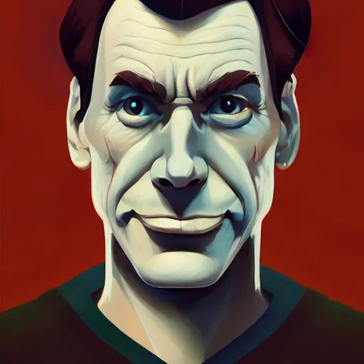 Image similar to face icon stylized minimalist steven king, loftis, cory behance hd by jesper ejsing, by rhads, makoto shinkai and lois van baarle, ilya kuvshinov, rossdraws global illumination