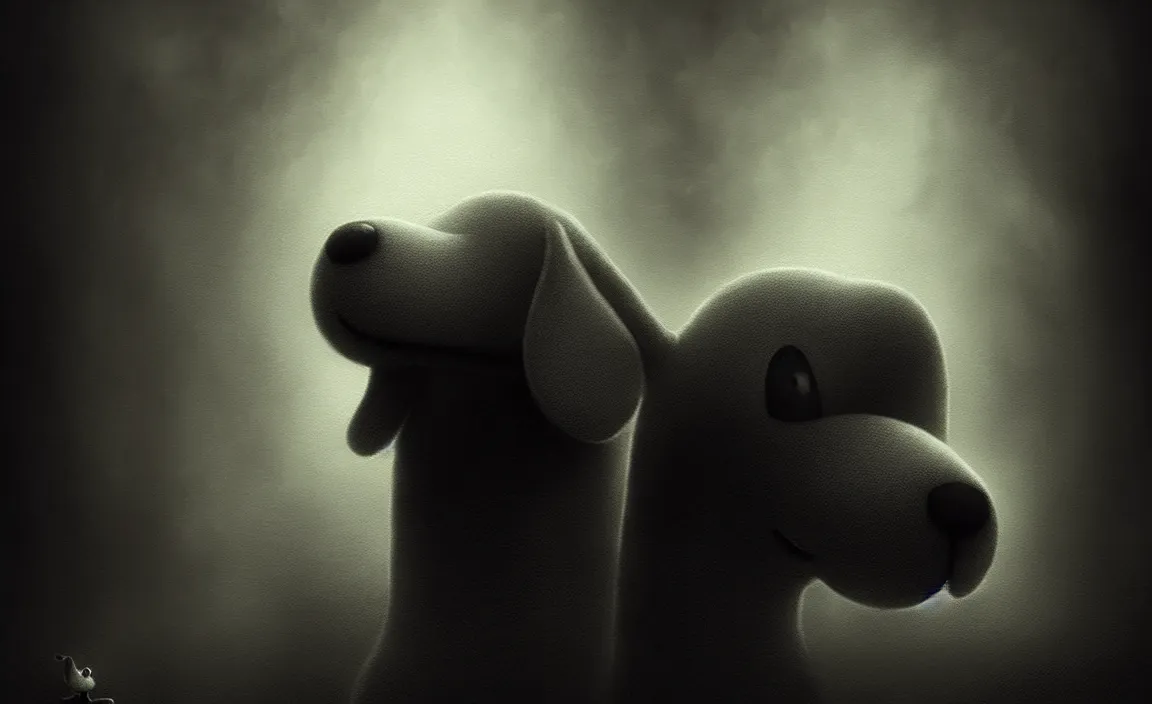 Image similar to epic professional digital art of hungry eyes snoopy, moody atmospheric lighting, intricate, foreboding, detailed, by leesha hannigan, ayne haag, reyna rochin, ignacio fernandez rios, mark ryden, iris van herpen, artstation, cgsociety, epic, stunning, gorgeous, much wow, cinematic, masterpiece.